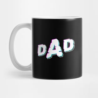 Fathers day DAD glitch Mug